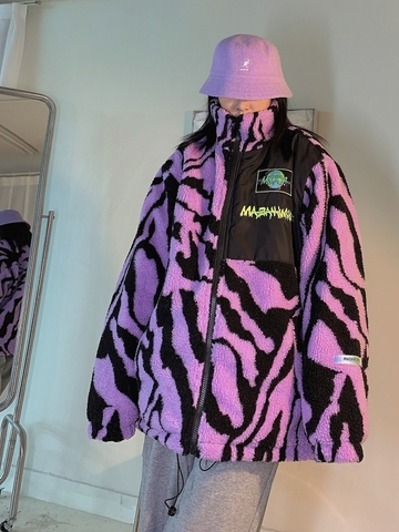 Manteaux rétro en laine d'agneau pour femmes, nouvelle collection d'hiver, ample, hip-hop, laine épaissie, coton rembourré, jackstes ins Harajuku ► Photo 1/6