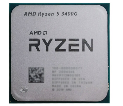 AMD Ryzen 5 3400G R5 3400G 3.7 GHz Quad-Core Huit Fils 65W PROCESSEUR D'UNITÉ CENTRALE YD3400C5M4MFH PRISE AM4 ► Photo 1/1
