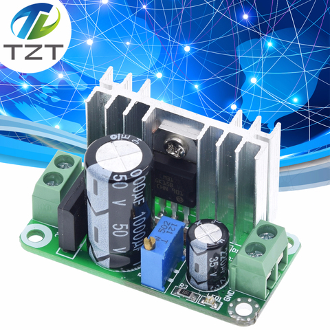 Module de Circuit imprimé avec convertisseur réglable, régulateur linéaire, alimentation avec filtre redresseur, LM317T DC-DC ► Photo 1/6