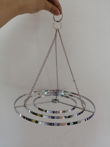 Camal – cadre de lustre suspendu chromé, 1 pièce, 8.8 