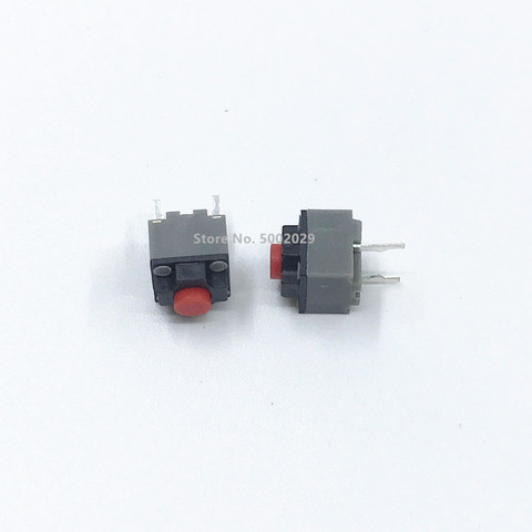 2 pièces Kailh carré silencieux muet souris micro interrupteur bouton 2pin peut remplacer rectangulaire micro commutateur 6*6*7.3mm 8 millions de vie ► Photo 1/2