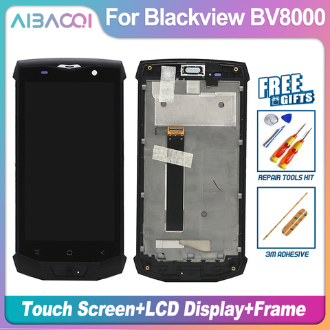 Nouveau Original 5.0 pouces écran tactile + 1920x1080 écran LCD + cadre assemblage remplacement pour Blackview BV8000/BV8000 Pro Android 7.0 ► Photo 1/6