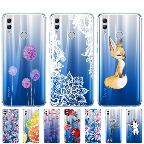 Coque pour Huawei Honor 10 Lite coque 6.21 pouces souple coque arrière en silicone pour Honor 10 Lite housse complète 360 coque de protection ► Photo 1/6