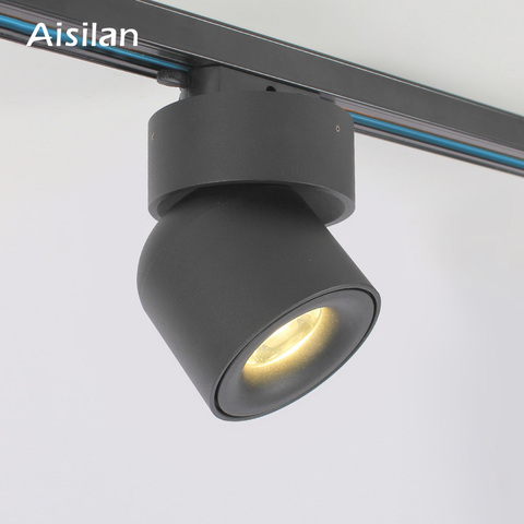 Aisilan – projecteur LED nordique sur rail, éclairage quotidien de style moderne, pour salon, chambre à coucher, couloir ► Photo 1/5