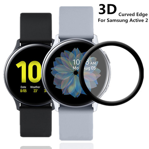 20D protecteurs d'écran Film doux pour Samsung Galaxy montre Active 2 40mm 44mm couverture complète bord incurvé protection résistant aux rayures ► Photo 1/6