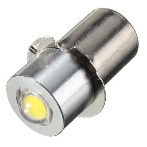 Lumière LED lampe de poche ampoule pour intérieur vélo torche Spot lampe ampoule haute luminosité P13.5S PR2 1W 90Lumen chaud/blanc DC3-18V/DC18V ► Photo 1/6