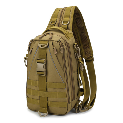 Hommes tactique randonnée sac à dos poitrine sac militaire Camouflage pêche épaule fronde escalade Camping Mochila Militar ► Photo 1/6