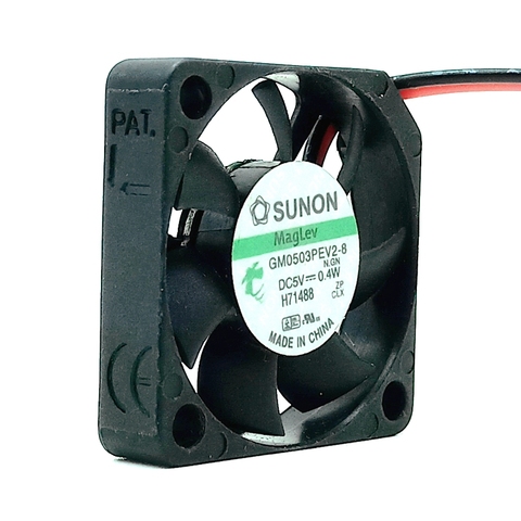 Sunon 3006 – mini ventilateur ultra mince, silencieux, pour ordinateur portable, 30mm 6mm, 5V, 3cm, 2 pièces, nouveau, gm0503pev2-8 ► Photo 1/4