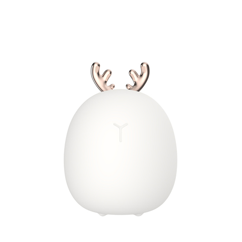 Veilleuse Led en forme de lapin ou cerf, en Silicone, Rechargeable, luminaire décoratif d'intérieur, idéal pour une ambiance de noël, ou comme cadeau pour les enfants ► Photo 1/6