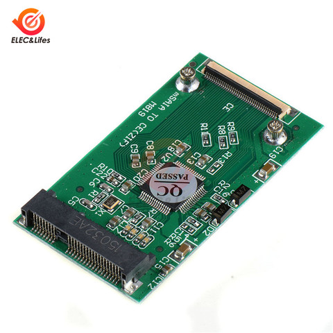 1.8 pouces Mini SATA PCI-E mSATA SSD à 40Pin ZIF CE câble adaptateur carte pour IPOD IPAD pour Toshiba pour Hitachi ZIF CE HDD disque dur ► Photo 1/6