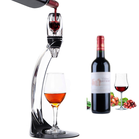 Verseur professionnel de décanteur de vin rouge avec le support de support de filtre aérateur rapide d'air de Vodka pour l'ensemble essentiel de barre à manger à la maison ► Photo 1/6