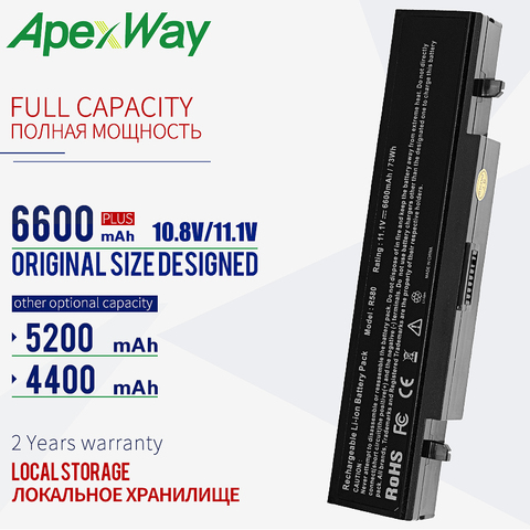 11.1v RV520 batterie pour Samsung AA-PB9NS6B AA-PL9NC6B AA PB9NS6B AA PB9NC6B Q320 R428 R429 R468 AA-PB9Nc6B pb9ns6b NP300E5C ► Photo 1/6