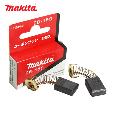 Makita – balais de carbone CB153, 6.5x13.5x16mm, moteur électrique, outils électriques, pièces de rechange, ponceuse 9401, CB154 9607, Original ► Photo 1/6