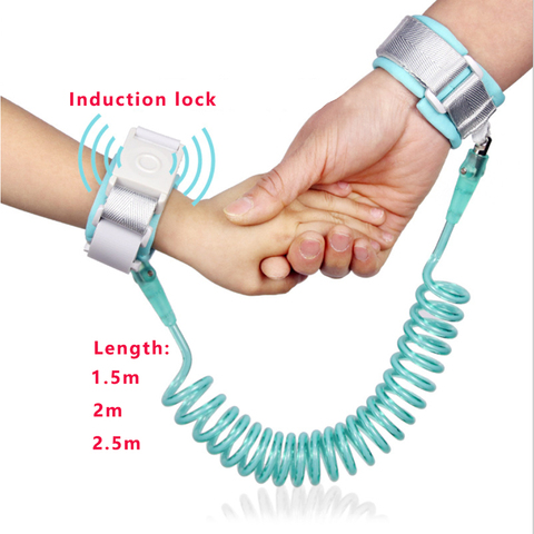 Sangle de poignet Anti-perte pour tout-petits, laisse de sécurité pour bébés, corde pour marcher en plein air, bracelet de main Anti-perte ► Photo 1/6