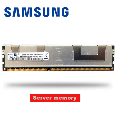 Samsung –Mémoire de serveur, modèle DDR3, capacité 4 Go 8 Go 16 Go 32 Go, fréquence d'horloge 1333/1600/1866 mhz, ram pc3l ► Photo 1/3