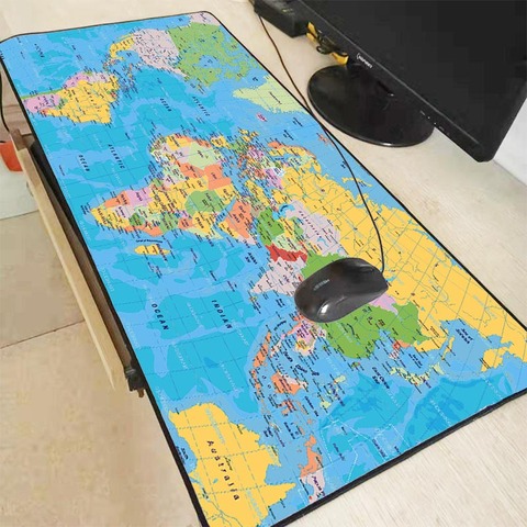 Mairuige 90X40/30X60CM personnalisé Cool mode vieux monde carte tapis de souris Gamer tapis de jeu grand jeu verrouillage bord tapis de souris ► Photo 1/6