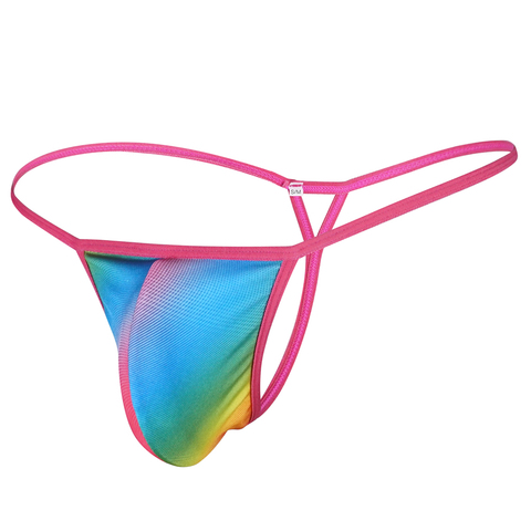 Rainbow Color Mens Thongs G-strings Gay Men Underwear U Convex Design Cotton Sexy Panties Men Jockstrap Jockstrap ► Photo 1/6