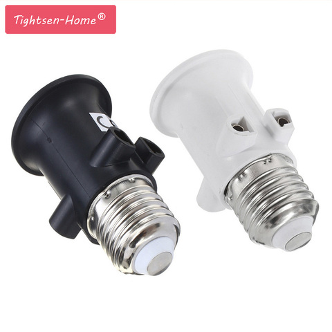 Adaptateur d'ampoule led E27 100 4A PBT, ignifuge, support de lampe, prise de Base, Conversion avec prise ue pour ampoules led, AC100-240V pièces ► Photo 1/1