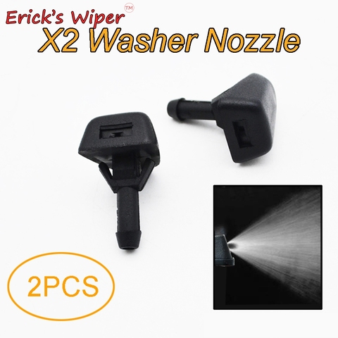 Erick est d'essuie-glace 2 Pcs/lot d'essuie-glace avant buse de Jet de nettoyage pour Volvo C30 V40 S40 V50 C70 S70 S80 XC70 XC90 30655605 7845009 ► Photo 1/6