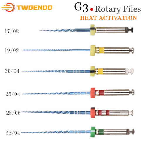 Limes rotatives endodontiques, 25mm, Nickel, titanium, Instrument de dentisterie ► Photo 1/6