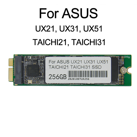 Nouveau SSD pour ASUS Zenbook UX21 UX31 UX21A UX31A UX21E UX31E UX31E, pour ordinateur portable, remplacement du SD5SE2 SDSA5JK, 128 go, 256 go, 512 go, 1 to ► Photo 1/3
