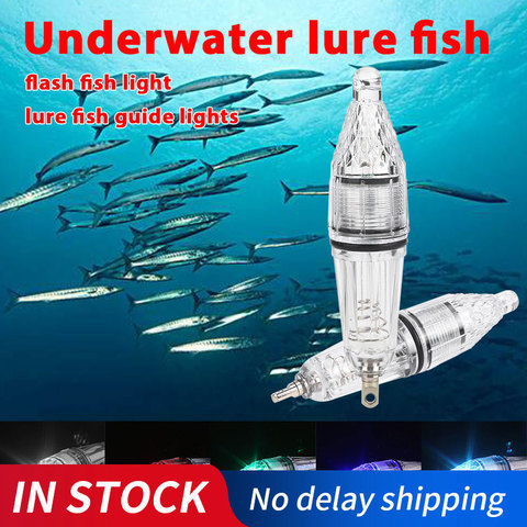 Lumière LED pour la pêche sous-marine, appât lumineux multicolore pour attirer les poissons, livraison directe ► Photo 1/6