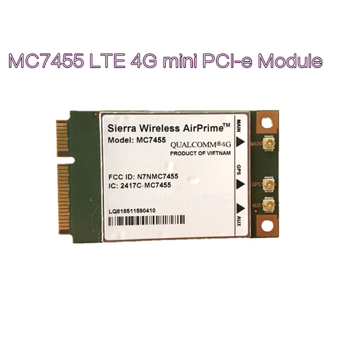 Sierra – Module 4G sans fil FDD / TDD LTE, carte CAT6 DC-HSPA + GNSS WWAN, Interface USB 3.0 MBIM, Original, MC7455 ► Photo 1/6