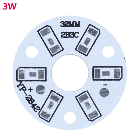 Le substrat de carte PCB de la plaque de Base SMD5730 2-12W en aluminium de 10 pcsleigh n'inclut pas le radiateur de refroidissement de bricolage de puce pour la lumière d'ampoule de SMD5730 ► Photo 1/6