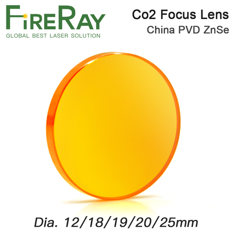 FireRay chine Co2 Laser ZnSe lentille de mise au point Dia.12 18 19.05 20mm FL38.1-127mm 1.5 - 4 