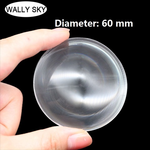 Diamètre 60 mm PMMA acrylique lentille optique Fresnel lentille circulaire Fine filetée lentille loupe distance focale 28/50/70/80mm ► Photo 1/6