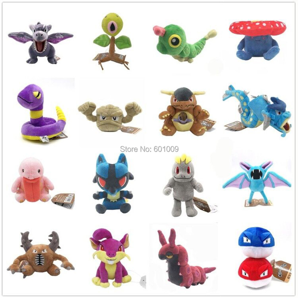 Jouets en peluche Pokémon Mew, poupées de dessin animé mignon, animaux en  peluche brillants