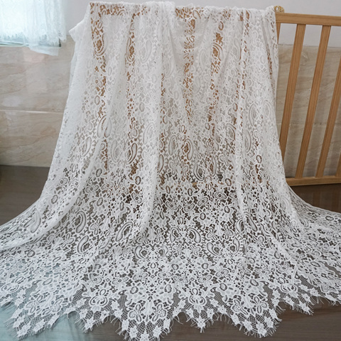 Robe sexy en dentelle ajourée pour cils, en dentelle française, 1 pièce, 2022 cm de large, 150cm de long, haute qualité, nouveauté 150 ► Photo 1/6