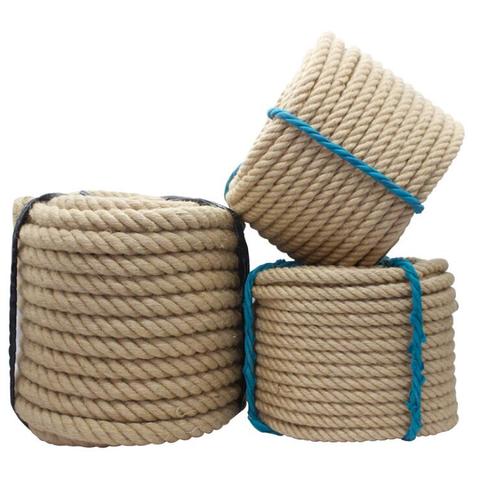 40mm 3-40m Jute cordes ficelle corde chanvre naturel lin cordon intérieur Art maison décor ► Photo 1/5