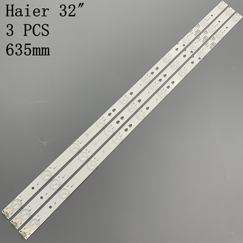 Ensemble de 3 bandes lumineuses led haute luminosité, LED315D10-07 (B) 30331510219 a, pour Haier, nouveau, original ► Photo 1/5