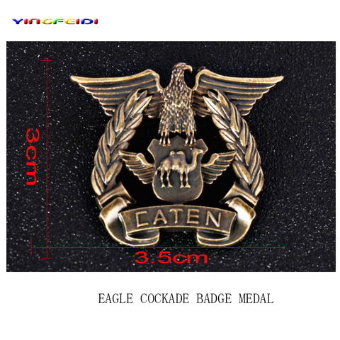 Médaille d'insigne de cocarde d'aigle de Style marine Vintage ► Photo 1/6