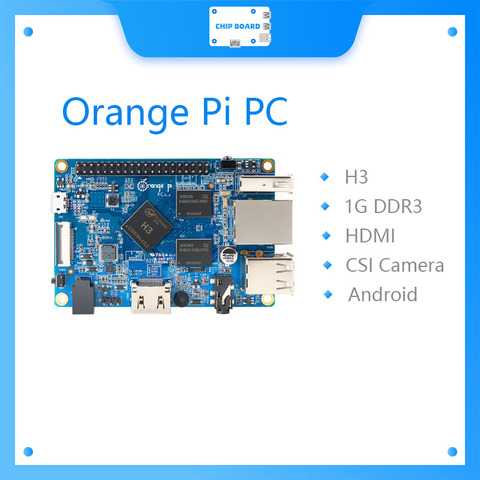 Orange Pi-mini PC H3 Quad core, 1 go, compatible Lubuntu, linux et android, vente en gros disponible ► Photo 1/5