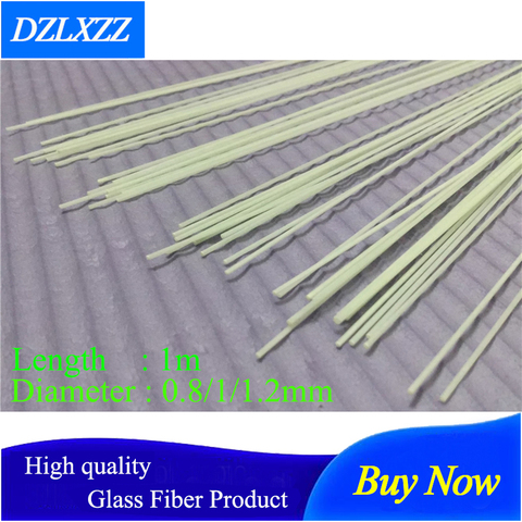 5-10 pièces 1000mm-4000mm blanc Fiber de verre tige 0.8/1/1.2/1.5/1.6/1.8/2mm diamètre Fiber de verre élastique tiges d'isolation modèle matériel ► Photo 1/6