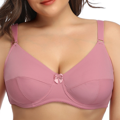 Telimusto – soutien-gorge à armatures pour femmes, sous-vêtement Non rembourré, grande taille 36 38 40 42-52 C D E F G Cup BH, 3/4 ► Photo 1/6