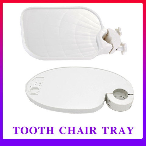 Fauteuil dentaire Scaler plateau en plastique rotatif plaque Post monté plateau plateau Table forme clinique dentisterie chaise accessoires ► Photo 1/3