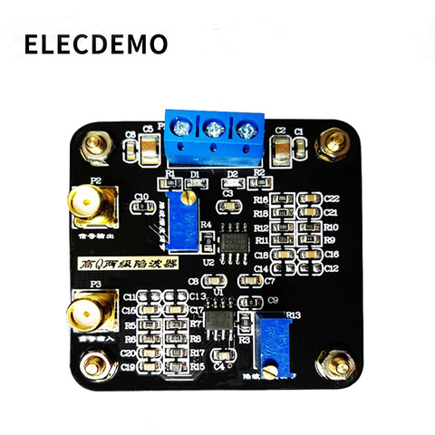 Module de filtre à encoche, haute qualité, 50hz, puissance du signal, fréquence, deux niveaux de profondeur d'encoche, filtre réglable ► Photo 1/2