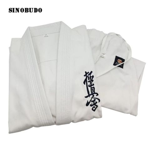 Dobok – uniforme de karaté 2022 coton, 12oz, pour enfants et adultes, ceinture blanche gratuite, nouveau produit, 100% ► Photo 1/6