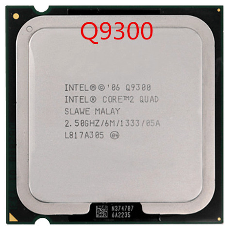 Processeur intel 2 Quad Q9300, 2.5GHz, 6 mo de Cache, FSB 1333, latence 775, pour ordinateur de bureau, livraison gratuite ► Photo 1/1