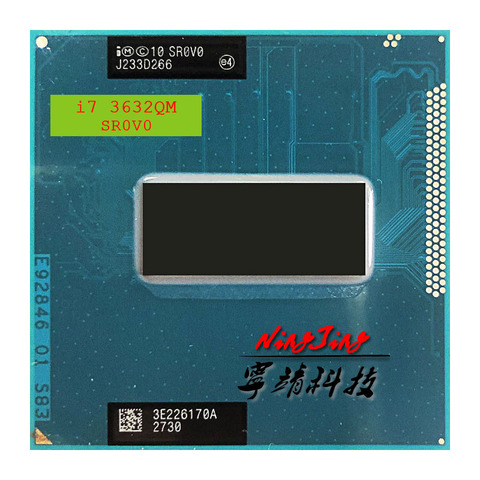 Intel Core i7-3632QM i7 3632QM SR0V0 2.2 GHz Quad-Core huit fils processeur d'unité centrale 6M 35W Socket G2 / rPGA988B ► Photo 1/1