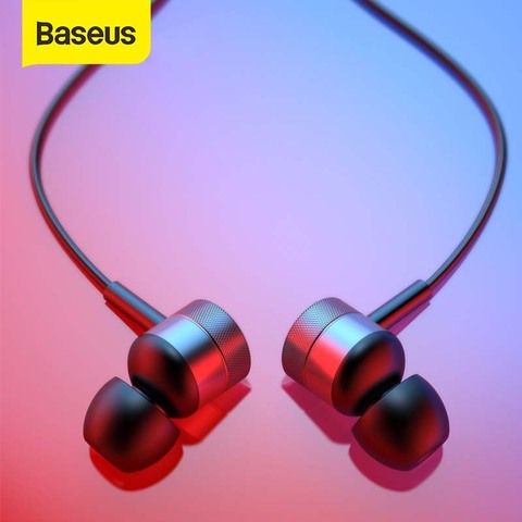 Baseus H04 écouteur stéréo casque dans l'oreille écouteurs 3.5mm Jack fil écouteur avec micro pour iPhone 6s Xiaomi Samsung fone de ouvido ► Photo 1/6