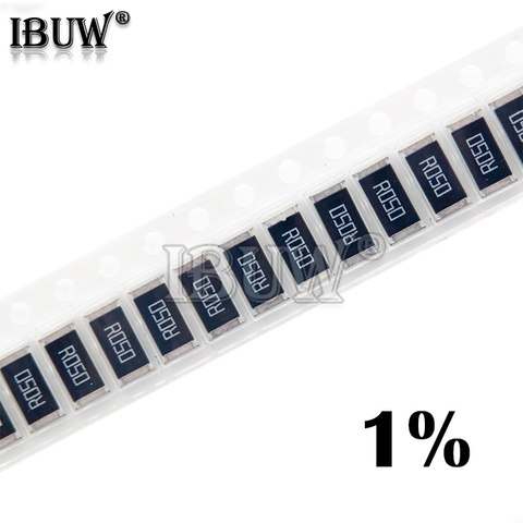 Résistance fixe à puce SMD 2512, 50 pièces, 1% 1W 0,1r 0,01r 0,05r 0,001r 0,33r 1R 0R 10R 100R 2W 0.001 0.01 0.1 0.33 1 0 10 0.05 ohm ► Photo 1/1