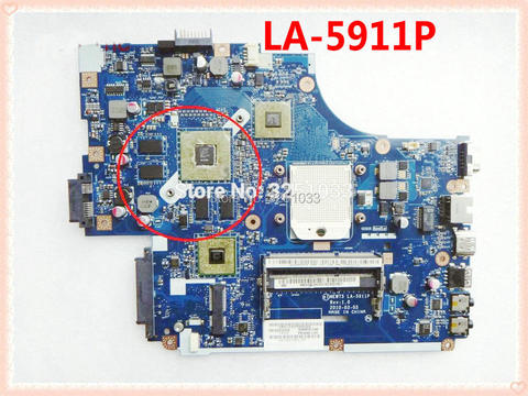 Carte mère NEW75, LA-5911P MBWVE02001, parfaite testée MB.WVE02.001, pour acer aspire 5552g 5551g, ATI HD et MBPUU02001 ► Photo 1/4