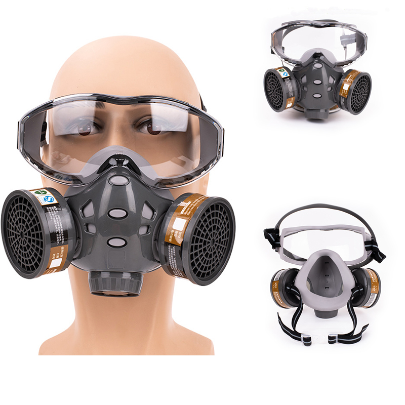 Masque À Gaz Chimique 6800 Respirateur Anti poussière Masque