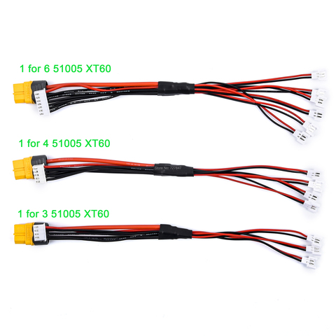 Batterie 1S Lipo PH2.0 51005, câble d'alimentation/prise T60 pour Drone Gaoneng BetaFPV RC FPV ISDT Q6 IMAX B6 ► Photo 1/6