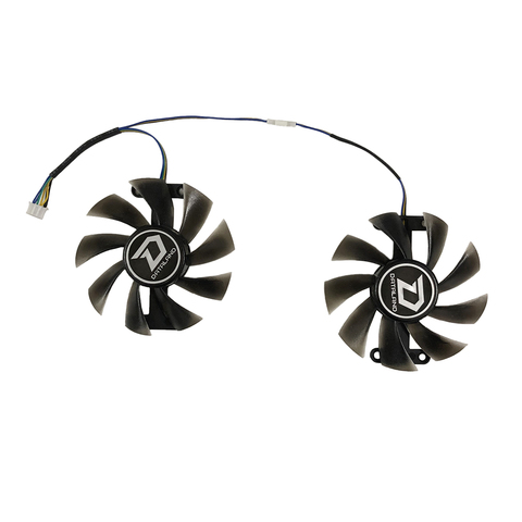 Ventilateur de refroidissement pour cartes vidéo PowerColor Red Devil RX pièces/ensemble 480 470, 2 580, pour Dragon AX RX470, RX480, RX580 ► Photo 1/5