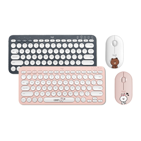 Logitech – clavier sans fil Bluetooth K380, multi-périphérique, ligne multicolore, Windows, MacOS, Android, IOS, chinois ► Photo 1/3